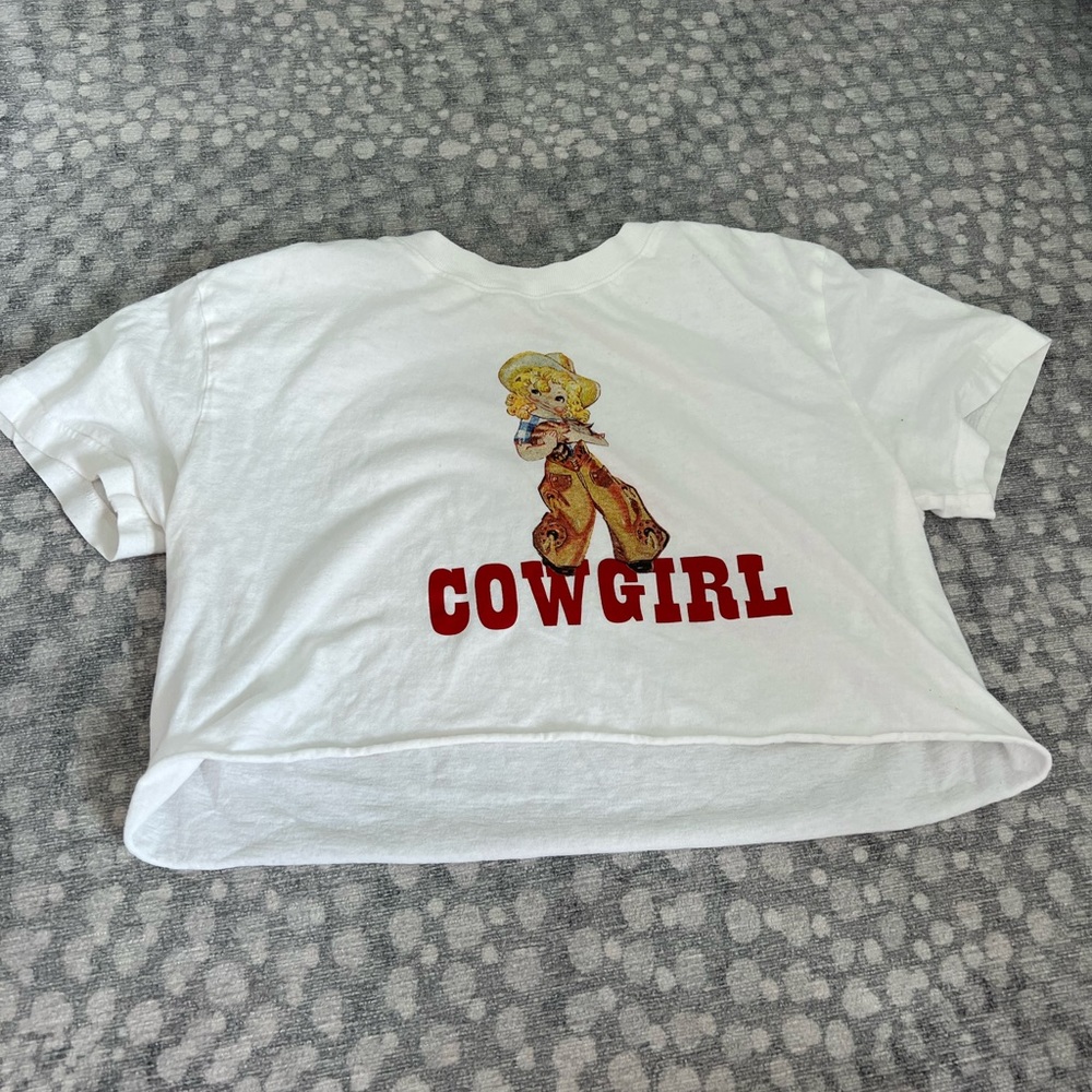 Graphic Cropped Tee
